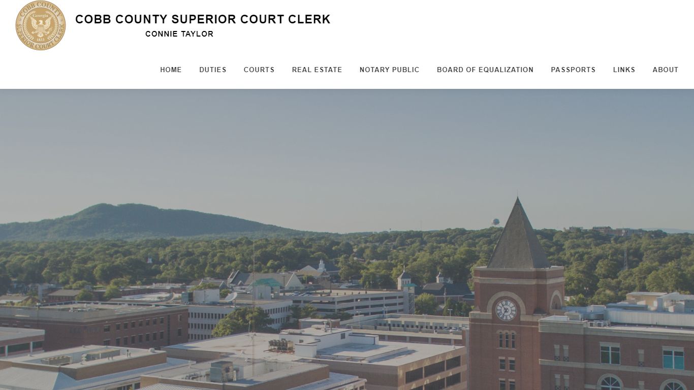 Cobb County Superior Court Clerk – Connie Taylor